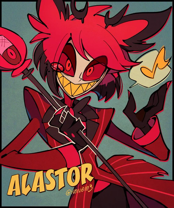 アラスターさん #HazbinHotel