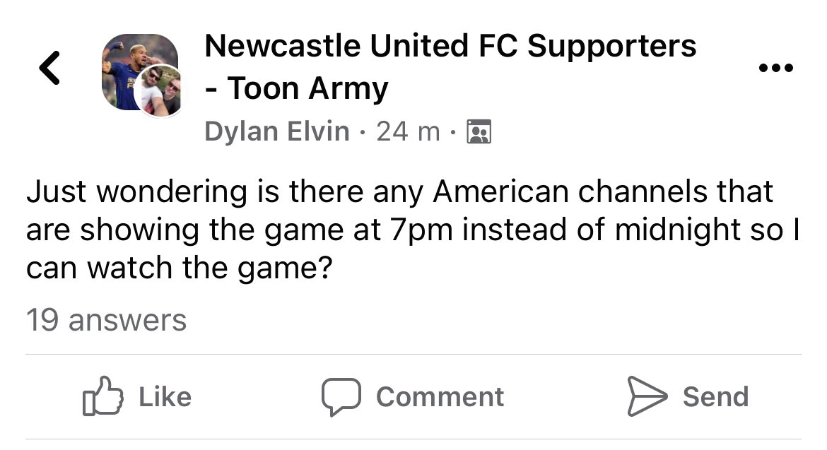 J_92__'s tweet image. NUFC Facebook is struggling with the concept of time zones today