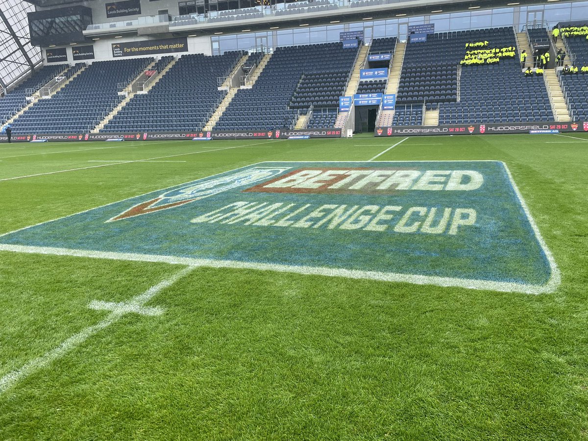ryangolding_'s tweet image. 42mm of rainfall in the past 48 hours and all done for @TheChallengeCup double header semi final time. 

Good luck to our @leedsrhinos women 🦏