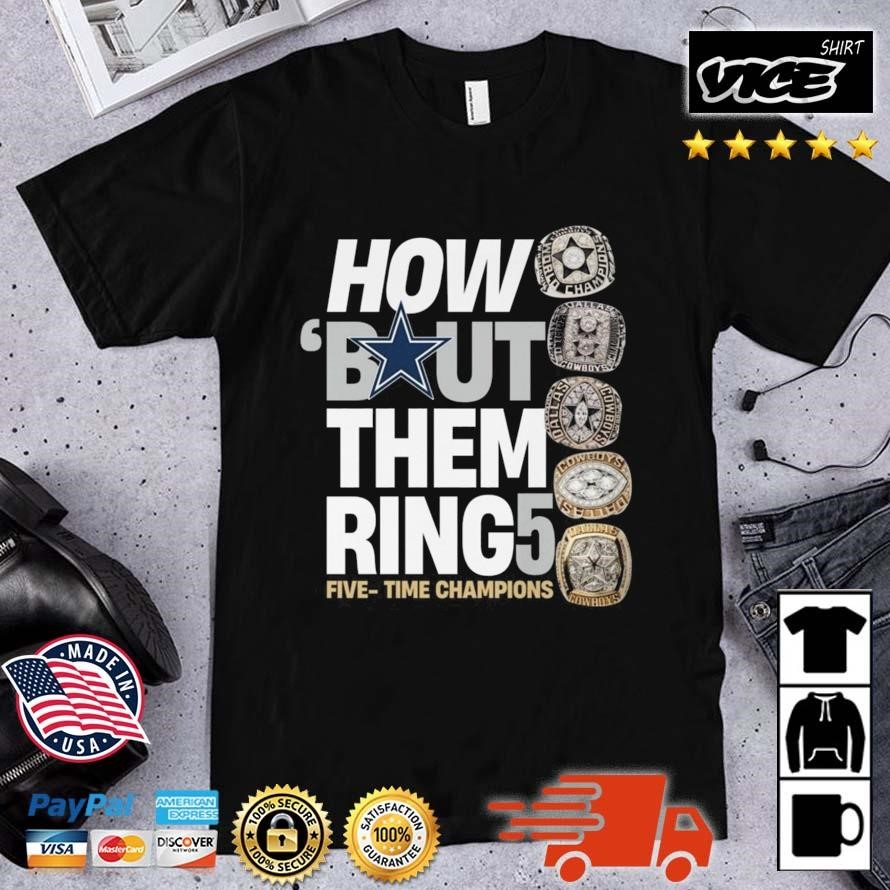 Dallas Cowboys How ‘Bout Them Ring Five -Time Champions Shirt
https://t.co/uv2ejKc46t https://t.co/cht2T5faom