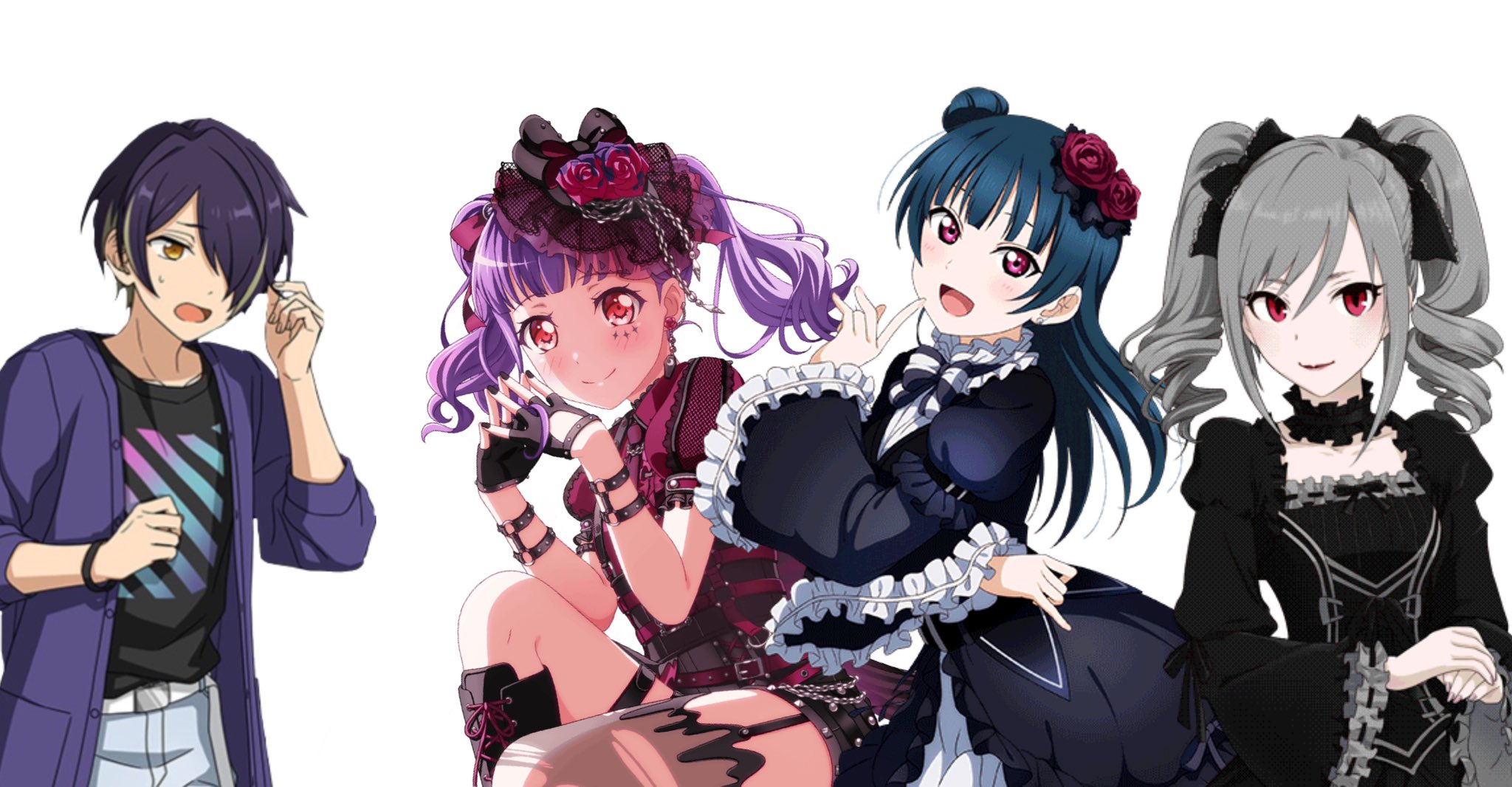 ollie🐟🦀 on Twitter: "enstars being such a coward about gothic fashion