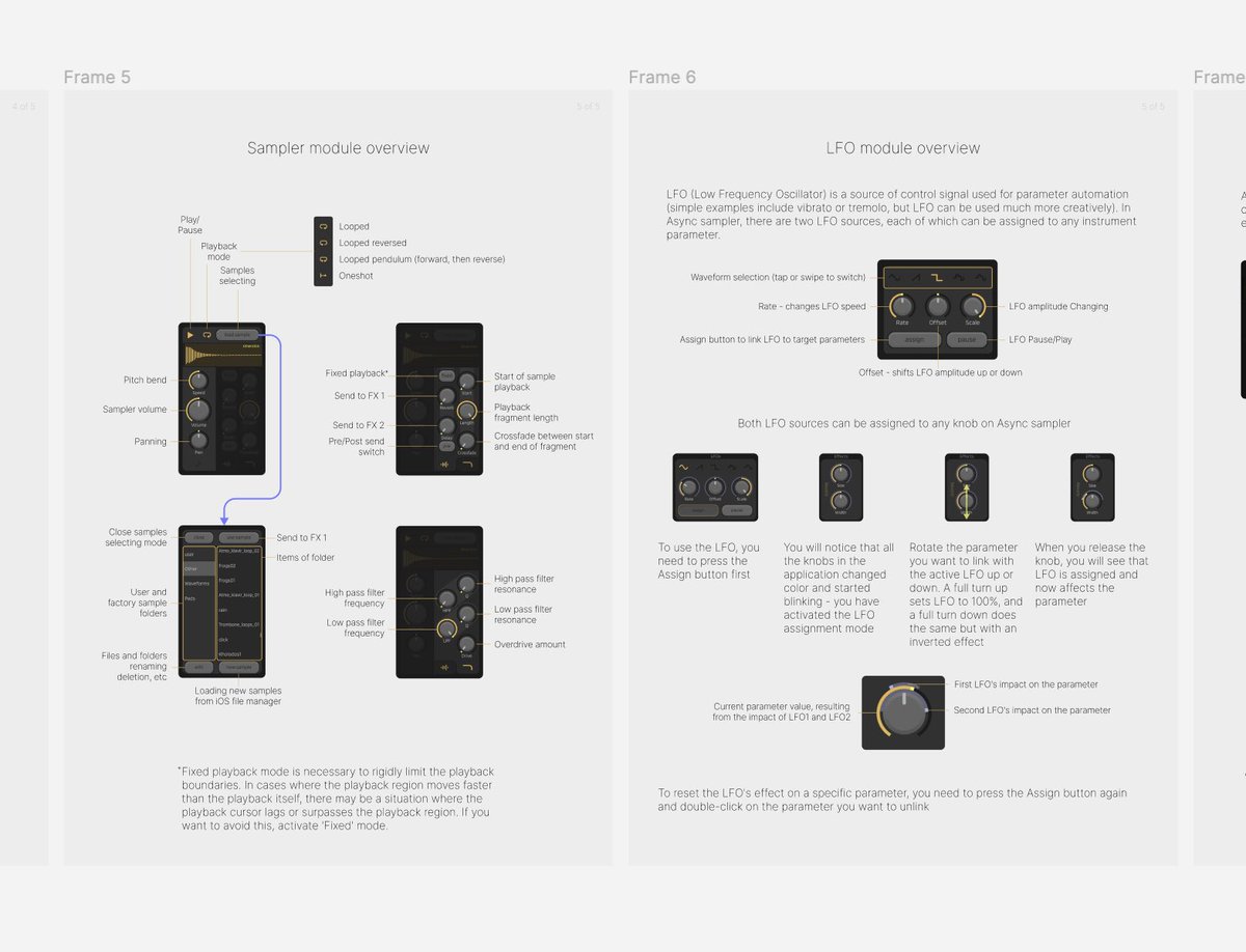 User manual in progress, guess what? Beta version for testing coming soon!

#iosmusicproduction #iosmusicapps #mobilemusic #sampler #ambientmusic