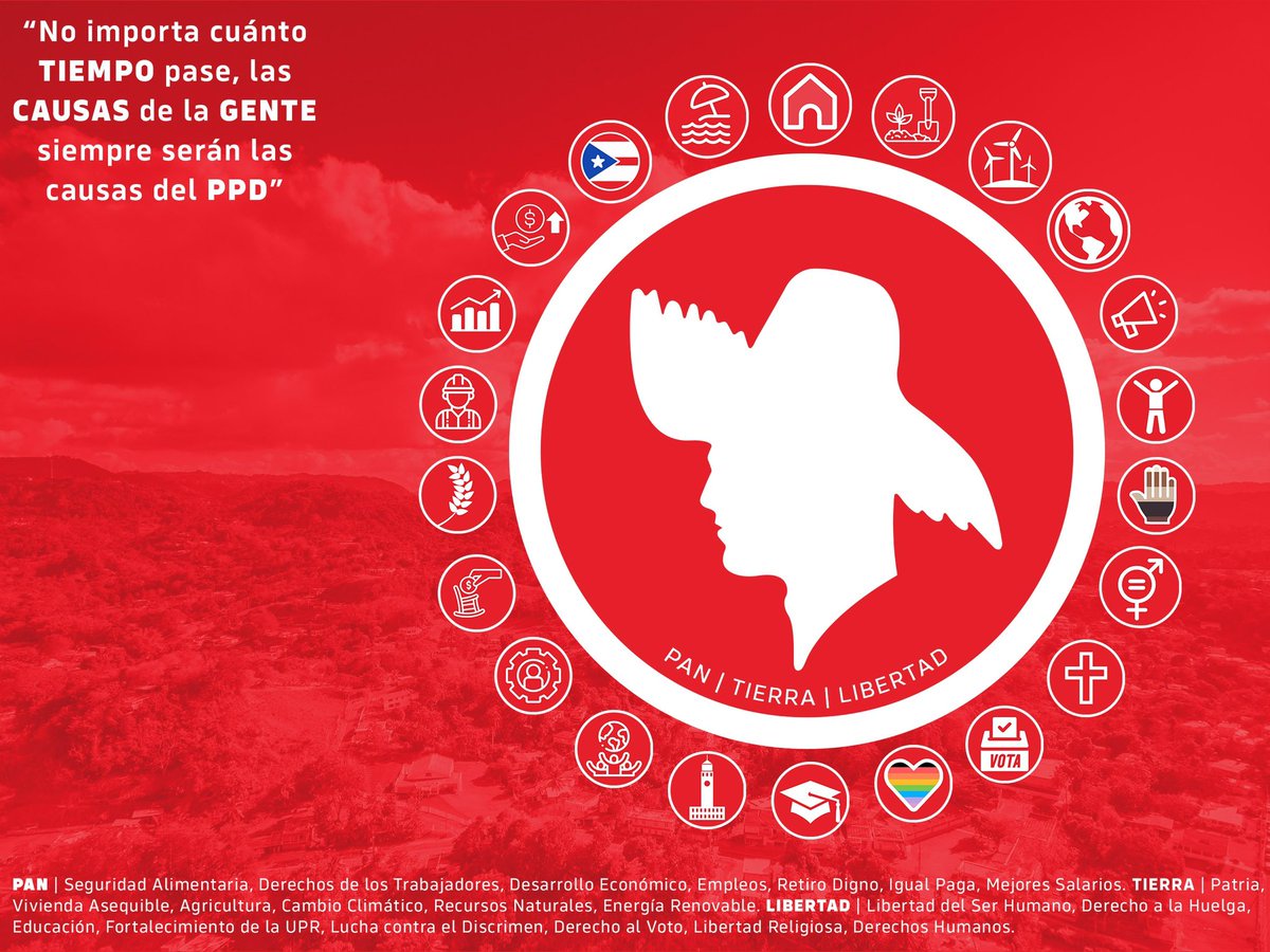 La lucha por PAN, TIERRA y LIBERTAD tiene tanta relevancia en el Puerto Rico de hoy como la tenía hace 85 años. ¡Continuemos el trabajo! 

<a href="/ppdpr/">Partido Popular Democrático</a> #Unasolafuerza