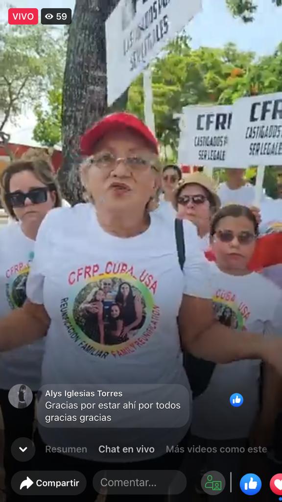 <a href="/OlgaChavezDiaz/">Olga Lidia</a> <a href="/GretelMendozaT2/">Gretel MendozaTrujillo</a> <a href="/ArelisGarciaH1/">Arelis García</a> <a href="/MariaElvira/">Mel</a> <a href="/FrancisSuarez/">Francis X. Suarez</a> <a href="/USCIS_es/">USCIS Español</a> <a href="/USEmbCuba/">Embajada de los Estados Unidos en Cuba</a> <a href="/SecMayorkas/">ARCHIVED: Secretary Alejandro Mayorkas</a> <a href="/secretary/">Deborah Anderson</a> <a href="/USCIS/">USCIS</a> 
<a href="/FrancisSuarez/">Francis X. Suarez</a> 
Pedimos de manera humanitaria sean terminados de procesar nuestros casos,  somos familias pendientes del programa CFRP antes del cierre de la embajada. 
#castigadosporserlegales 
#cfrp 
#lasfamiliasunidas 
<a href="/embajada/">EMBAJADA de la Republica de Belarus</a>