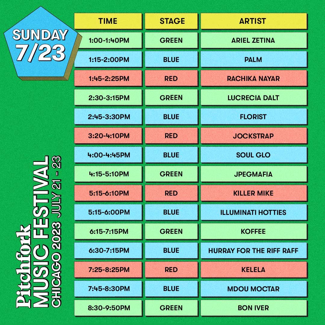 The last day of #P4kFest 2023 🥲 @palmmlap has been rescheduled to play their last Chicago show at the Blue Stage at 1:15pm 💙 🎟️Day passes are still available at the link in our bio or at the box office later today