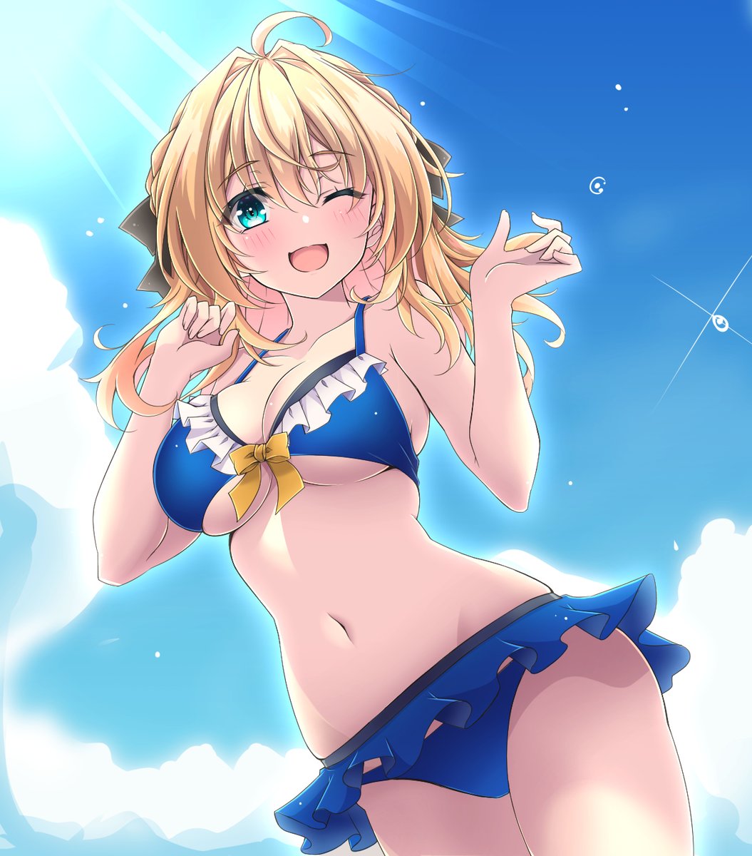 「水着山田2023  #オリジナル #山田誓良 #水着」|TOKIA@転職活動中のイラスト