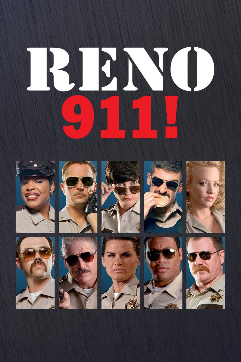 Happy 20th Anniversary to Comedy Central's television series 'Reno 911' (July 23, 2003) #20Years #Reno911 #ComedyCentral #CedricYarbrough #NiecyNash #RobertBenGarant #ThomasLennon #CarlosAlazraqui #WendiMcLendonCovey #KerriKenneySilver #MaryBirdsong #IanRoberts #JoeLoTruglio