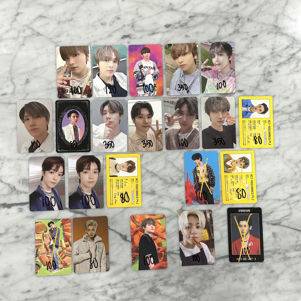 update❕
꒰ wts lfb ꒱ | #defsells

˚ ༘ nct/wayv photocards
- 2 days reservation or payo
- reply or dm to claim
- ww is okay
- reply with #defclaims
➛rcbyt luvminjeong.carrd.co 

⌗ kun haechan ten sungchan jisung jaemin chenle jeno winwin