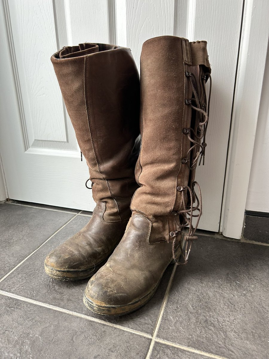 Farewell my wonderful <a href="/Ariat/">Ariat International</a> boots, you have served me well over the last 14ish years. I hope your replacements live up to your legacy when I get them!! 
#RIPboots