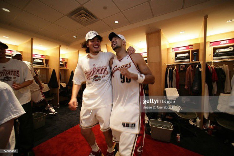 RT @AcrossCavs: July 23, 2004: 

The #Cavs acquire Drew Gooden and a rookie named Anderson Varejao from the Magic. https://t.co/W1fTojCaPW