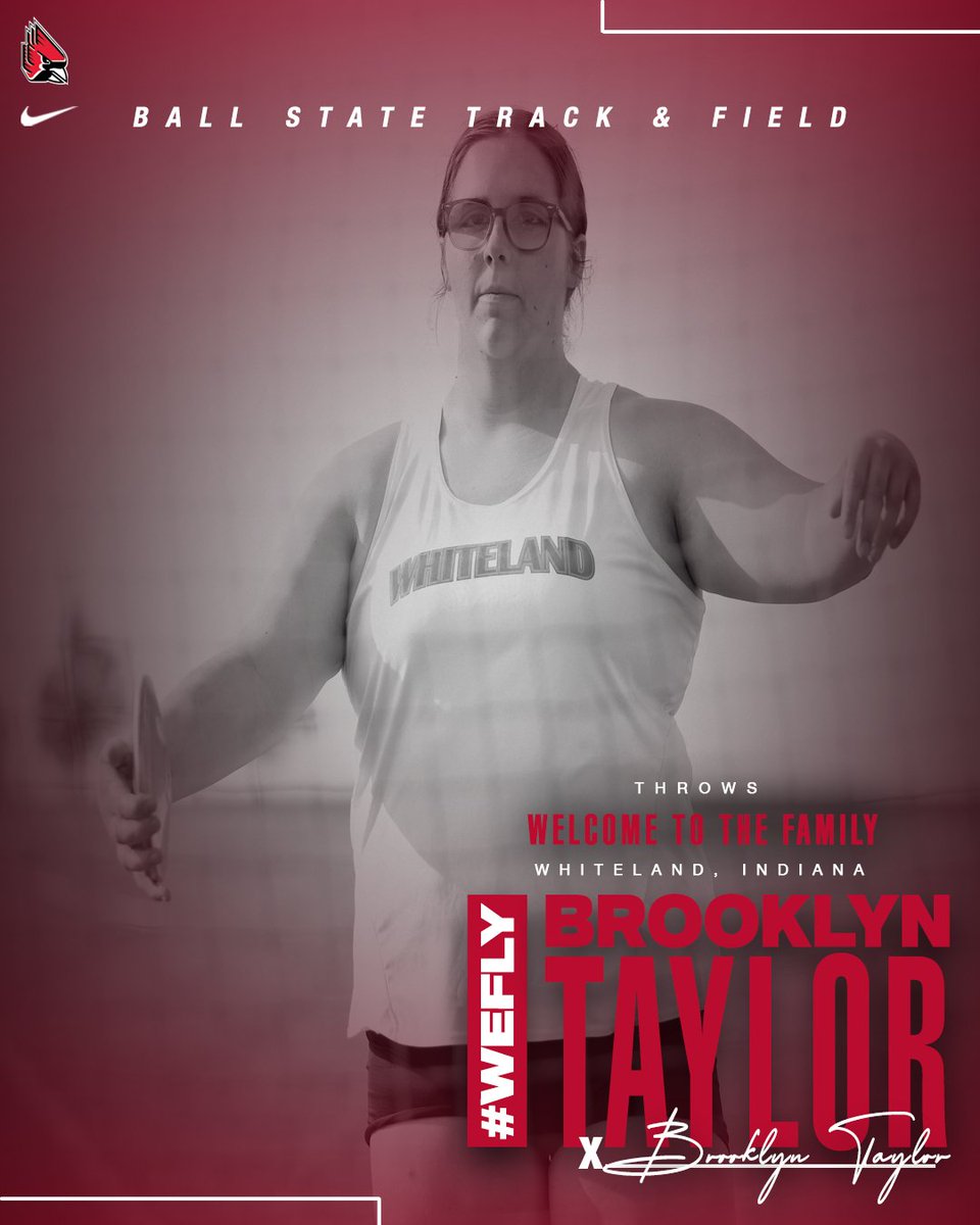 Ball State Track & XC (@ballstatetfxc) on Twitter photo WELCOME TO THE FAMILY! <a href="/CoachAWheatley/">Adrian Wheatley</a> and the Cardinals are proud to welcome @BrooklynTay25 from @WhitelandSports!
#ChirpChirp x #WeFly WELCOME TO THE FAMILY! <a href="/CoachAWheatley/">Adrian Wheatley</a> and the Cardinals are proud to welcome @BrooklynTay25 from @WhitelandSports!
#ChirpChirp x #WeFly