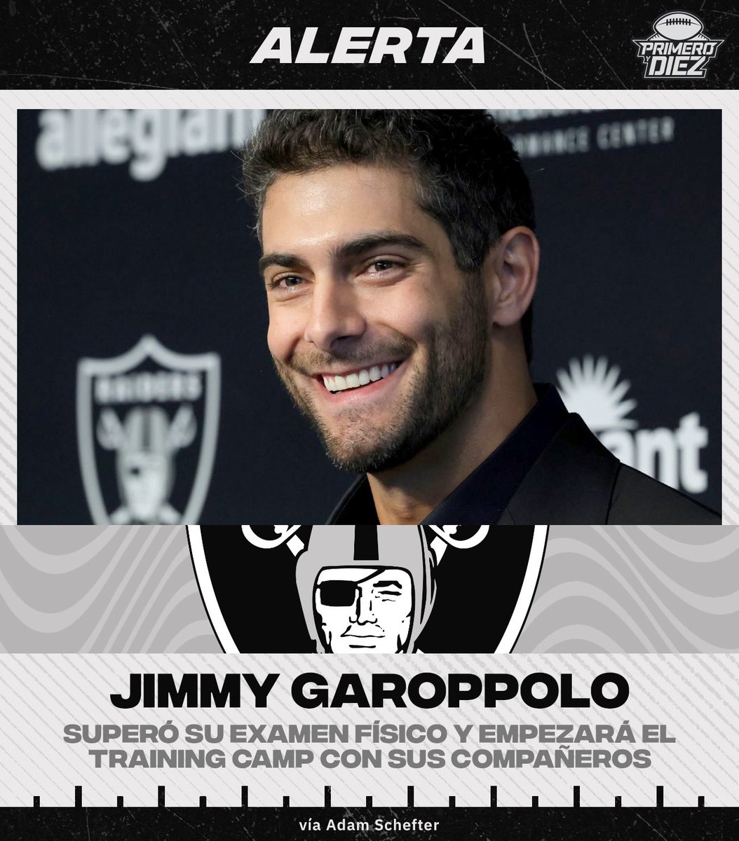 Primeroydiez's tweet photo. La hermosura en Las Vegas es real 😍
¡Jimmy G está listo!
#nflnoticias https://t.co/lEbQCB6LuJ