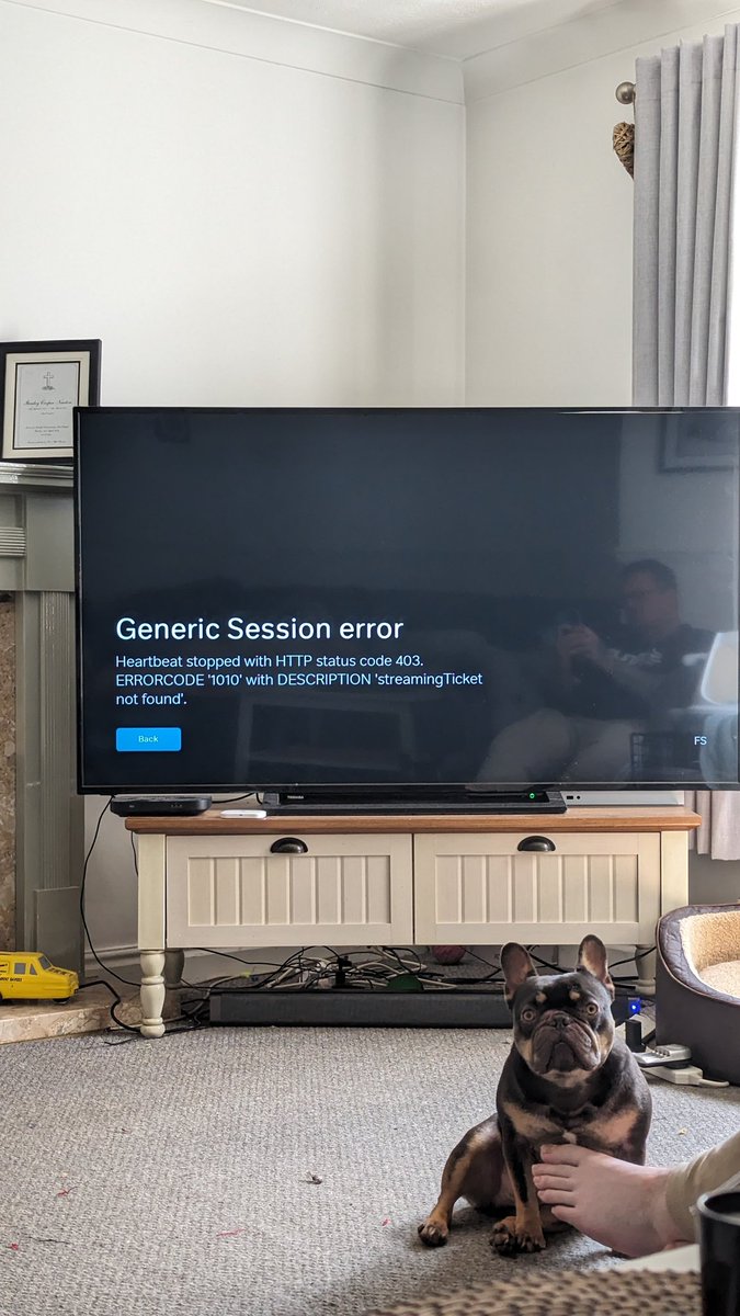 MeganMckim3's tweet photo. Thanks @NOWTV... Love paying for the F1 and constantly getting this 😡 https://t.co/A5o1YYurcz