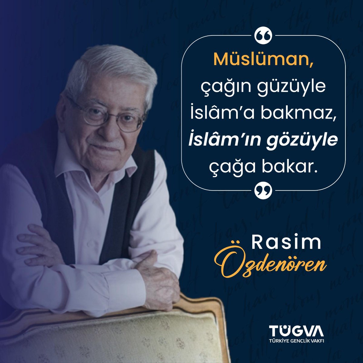 Yedi Güzel Adamın son çınarı, edebiyatımızın kıymetli ismi Rasim Özdenören'i vefatının sene-i devriyesinde rahmetle anıyoruz.

#RasimÖzdenören