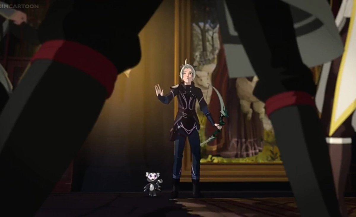 Aacceyo647's tweet photo. Finally! we have Opeli and Rayla crumbs voice by one and only @paulamburrows #tdpspoiler https://t.co/jmpAO8Fh8I