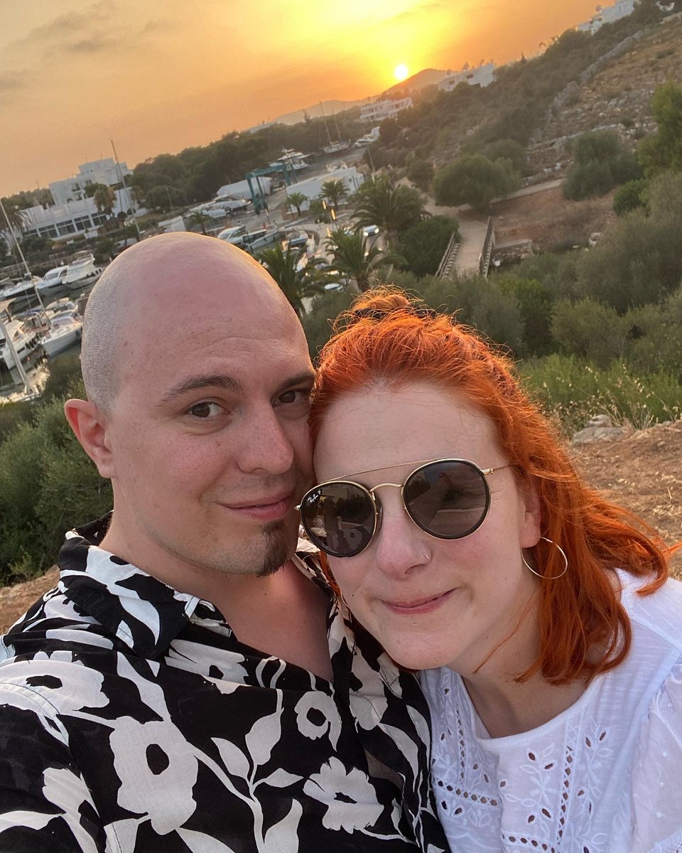 AaronAzama's tweet photo. Thanks to everyone on the team at @MeliaCalaDor for making our stay and engagement more special than we could have imagined 🥰And thank you Hana for saying yes and letting me get up off my knee! I love you so much 🖤 https://t.co/n5OPfVFzrs