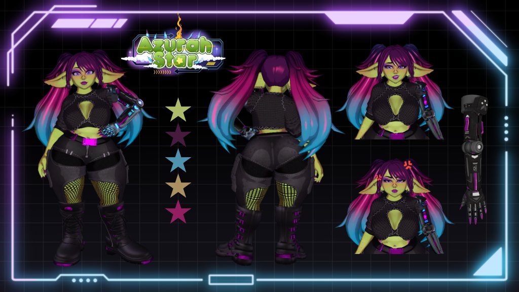 Azurah Star - Goblin VTuber / Musician 🔞 tweet media