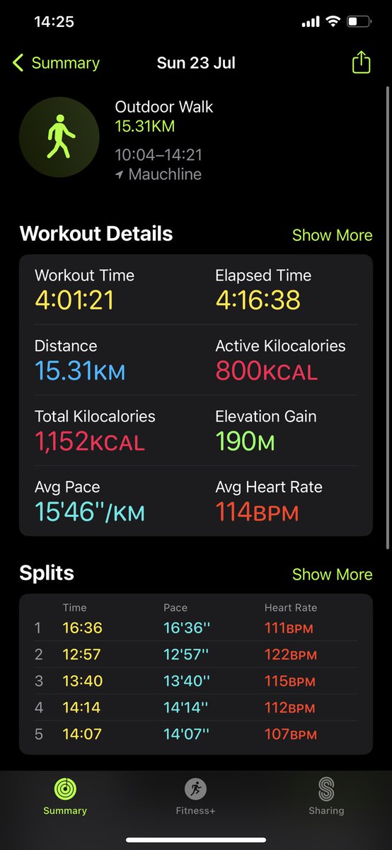 Todays walk 😎