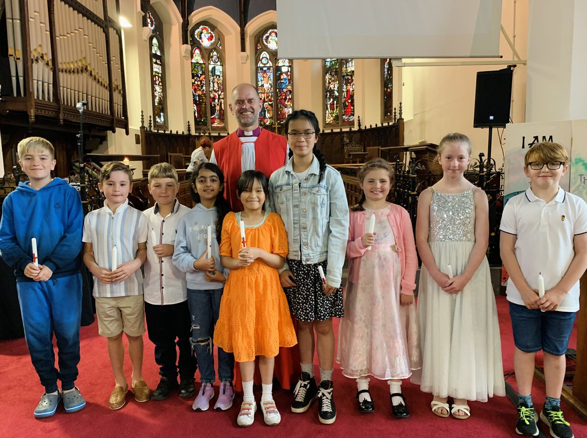 matthewporteruk's tweet photo. Joyful morning of baptising by full immersion, confirming, &amp; admitting to Communion @StAsRadcliffe with Vicar Jo McKee &amp; team. Celebrating new identity in Jesus Christ #baptisms #discipleship #confirmations #moreoil https://t.co/hmeLLAWjPb