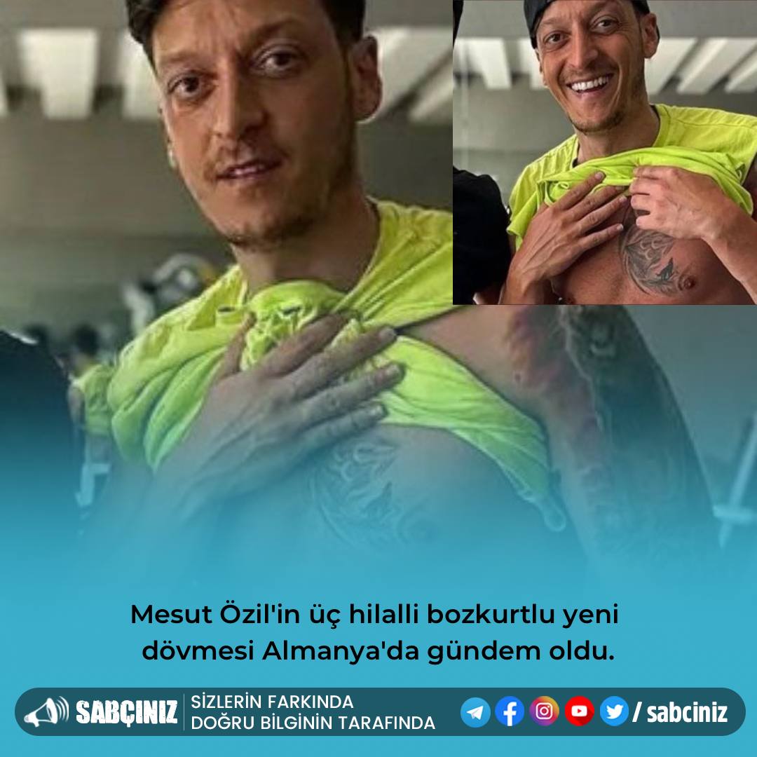 Mesut Özil 'in üç hilalli bozkurtlu yeni dövmesi Almanya'da gündem oldu.

#ErzurumKongresi #pazar #HÜDAPAR Hindistan Halk TV #kpss2023 #kpss #erzurum #zam Altay #13YearsOfOneDirection Mert Hakan #EmeklidenMecliseÇağrı #HungarianGP Ferrari Nino #Rhodos #Germany #MesutÖzil Hamilton