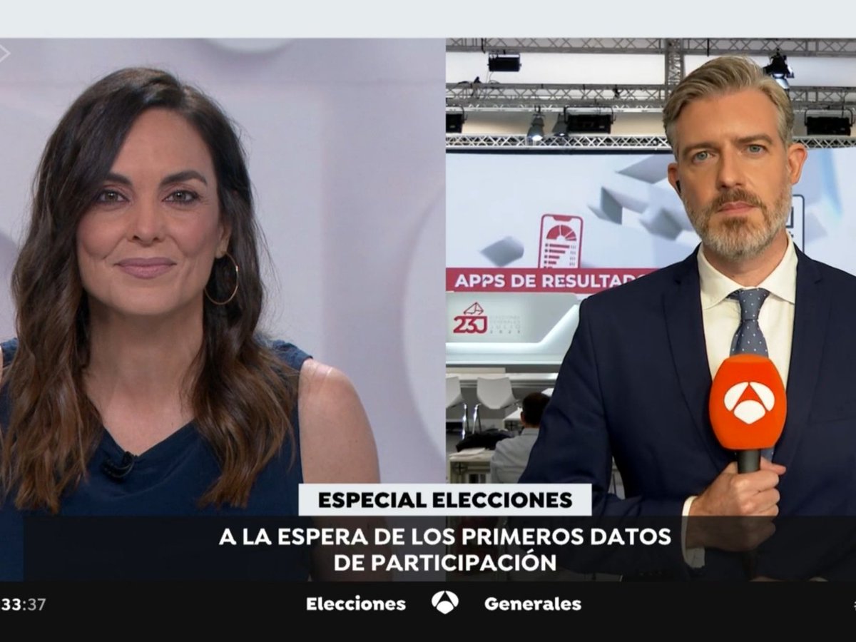El cara a cara de hoy se juega en las urnas. Este #23J, contándolo desde el centro de datos. #EleccionesA3N <a href="/A3Noticias/">Antena 3 Noticias</a>
