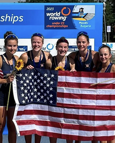Frohnhofer's 🥉 highlights action at World Rowing U23 Championships! ➡️ wahoowa.net/3rCzYtc 🔶⚔️🔷 #GoHoos