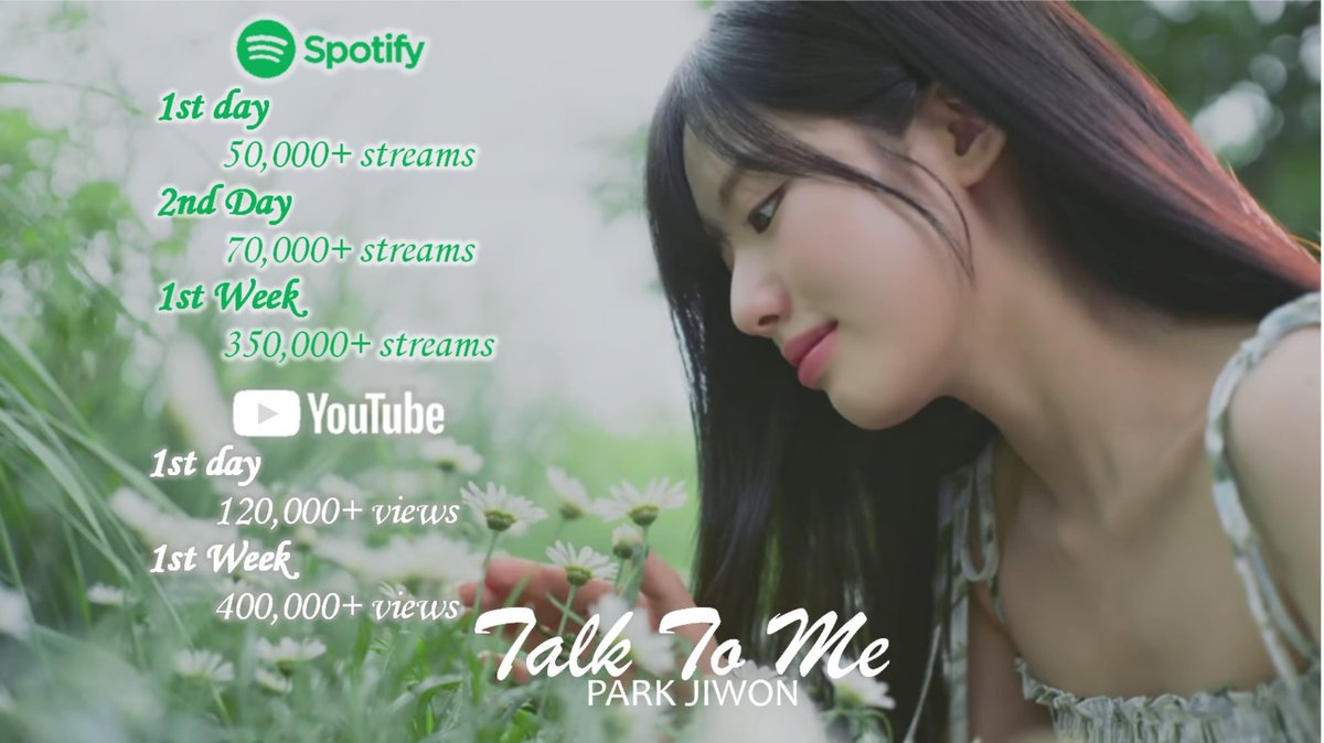 floverbase's tweet photo. “Talk To Me” GOALS🌱

flovers, let's show our outmost support to Jiwon with the release of her new song! Let's treat this project like a comeback, we need full-force! Stream, promote, and share the song once it's out!🍀

#fromis_9 #Talk_To_Me
#박지원 #프로미스나인
@realfromis_9 https://t.co/7aGkkabqEB