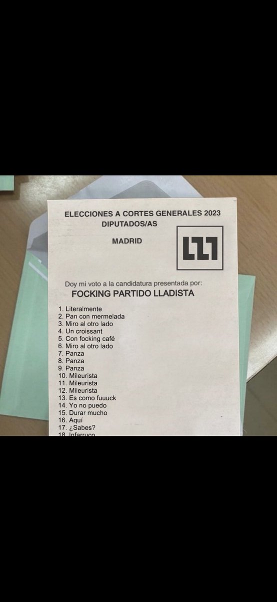 blaancagm_'s tweet photo. @opobasado Lo que deberías haber votado https://t.co/zKS0BLFdEP