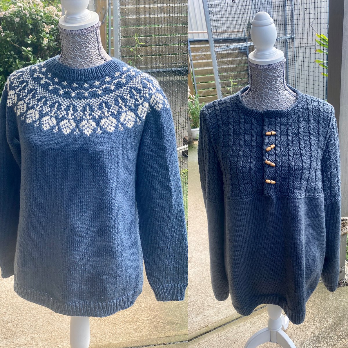 pukupuss's tweet photo. #tourknit #tourcraft #couchpeloton Green jumper from Giro finished. ✅ Started #TDF2023 by completing 2 blue jerseys for friends ✔️✔️. Started green cardi on 15th July after visiting Bendigo. Back, left front &amp; ½ right front finished. https://t.co/SoqBvIIubU