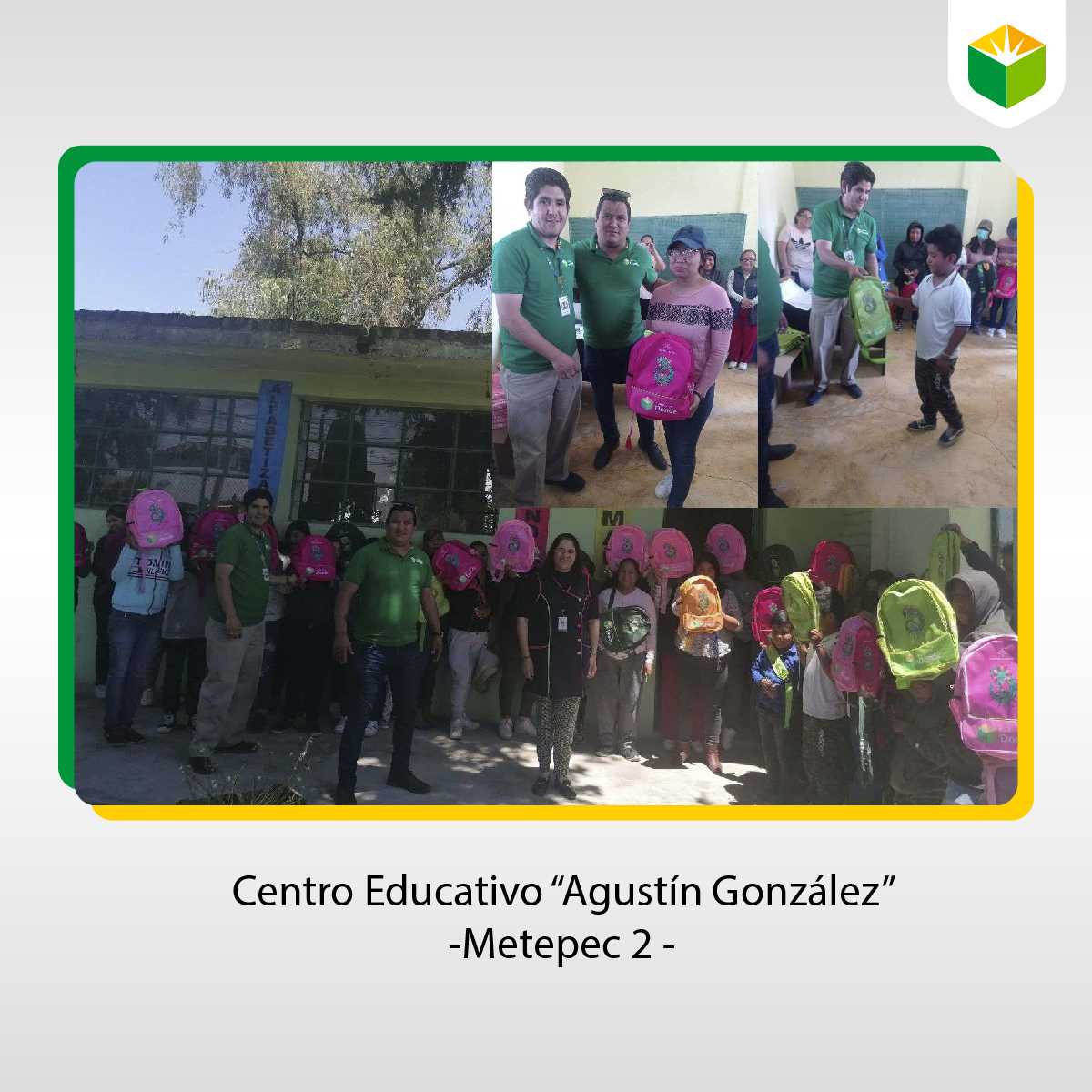 dondeempenos's tweet photo. En este cierre de curso, niños y jóvenes de Veracruz y Estado de México disfrutan de nuevas mochilas. Todo esto es gracias a tus empeños, ¡Ayudar nunca fue tan fácil!🔰 #DonacionesEnEspecie #Mochilon https://t.co/X0HNUIJgTw