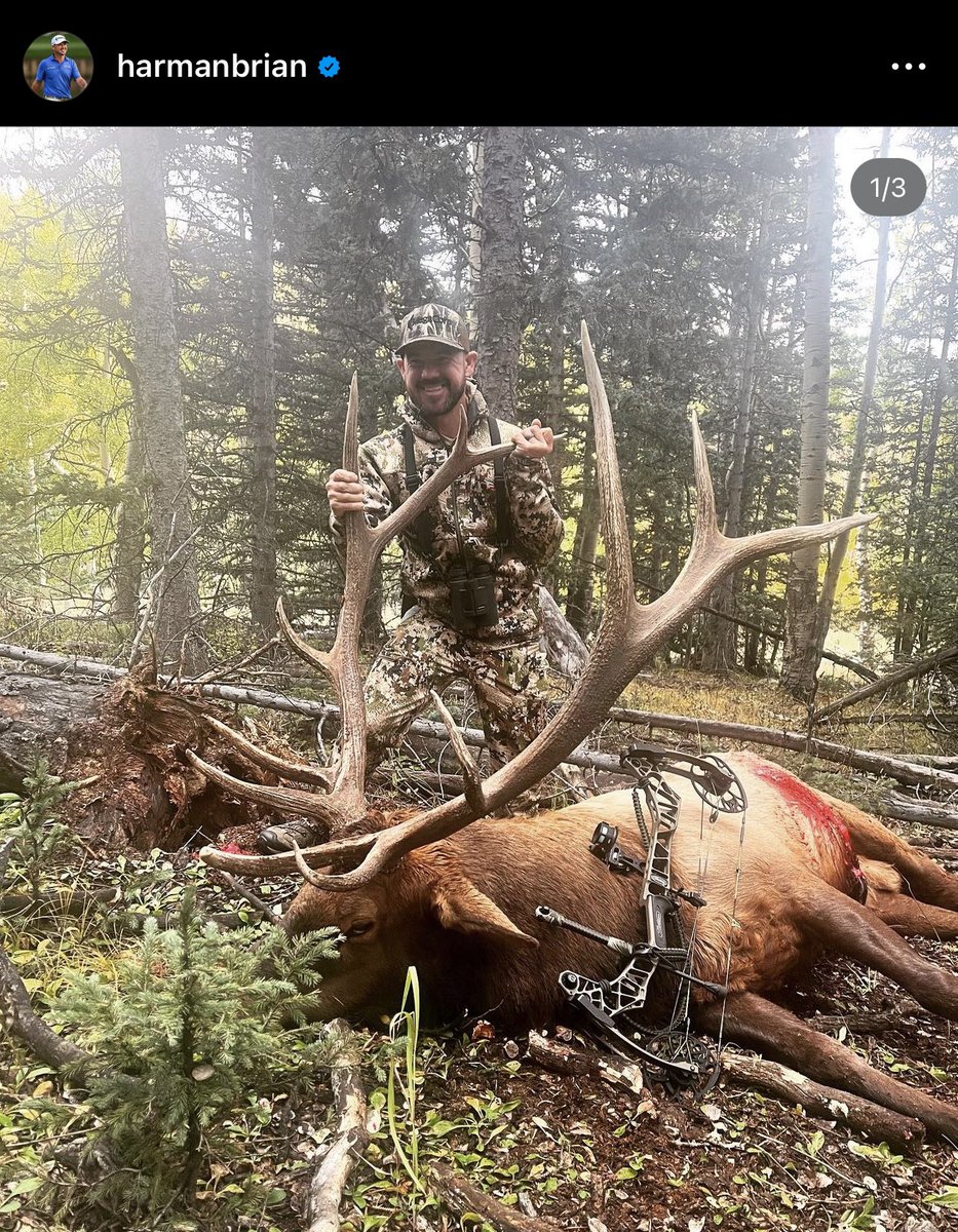 Brian Harman just gained a fan. Can’t believe people are outraged over a guy who hunts.