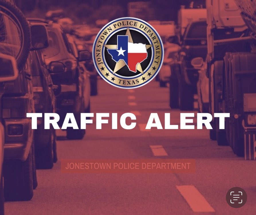 Jonestown Police on Twitter "COLLISION FM 1431 is shut down near the