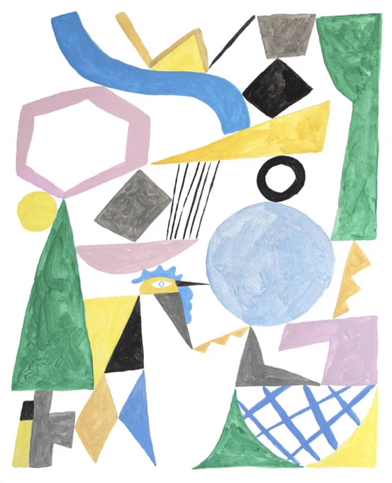 線画が多めなので、こんな感じの装画も描いてみたい。