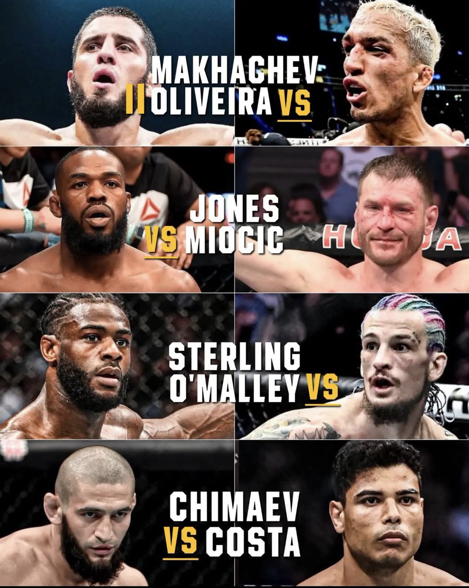 RT @MostlyMMA: What upcoming UFC fight are you looking forward to the most ?? https://t.co/crySHZ627c