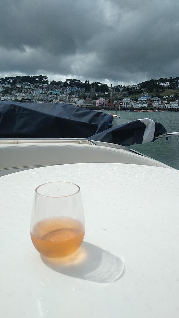 StableOld's tweet photo. Few days break in Fowey. Lovely but mizzley. Just done the Hall walk across on Polruan side. 3pm...sun must be past the yardarm by now!! https://t.co/5G5fniy5dg