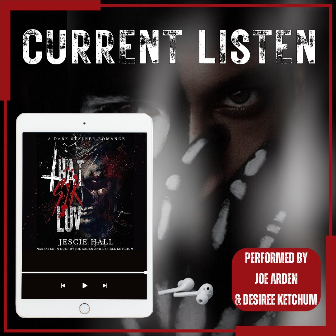 #currentlisten
 #ThatSikLuv by #JescieHall 
🎙️🎧📖 @TheRealJoeArden @DesireeKetchum 
#AllTheTriggers 
Excited to dive into this dark deliciousness & #buddylisten w/ my #BookBestie & partner in #darkromance @blondie_4alphas 😍
I🖤me a #StalkerRomance & I’m all about the #AntiHero