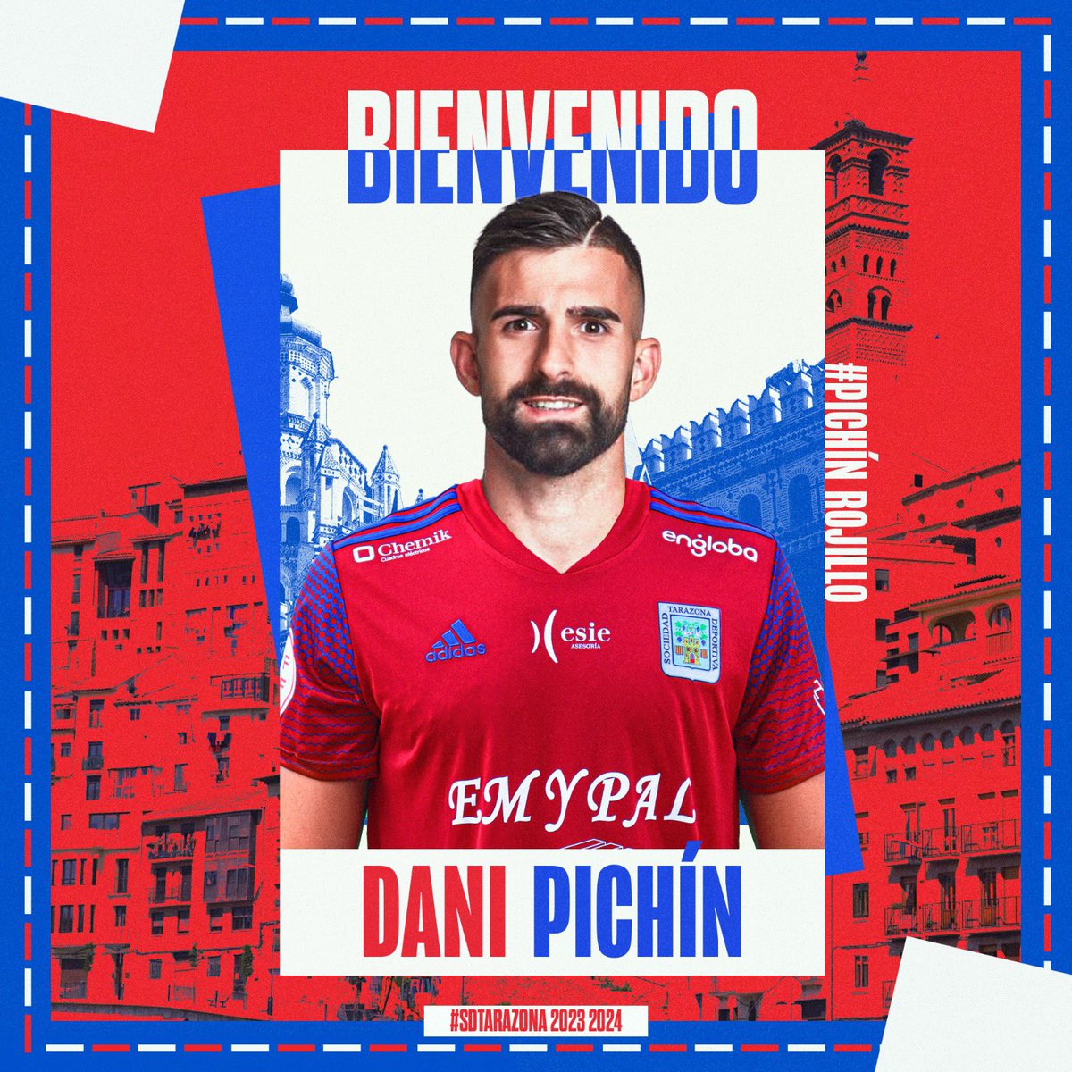 SDTarazona's tweet photo. ✍️ FICHAJE | 𝗗𝗮𝗻𝗶 “𝗣𝗶𝗰𝗵𝗶́𝗻”, nuevo jugador de la SD Tarazona.

ℹ️ + 𝕚𝕟𝕗𝕠 https://t.co/ZtgnkXsP9B https://t.co/rXL8KPMGh3
