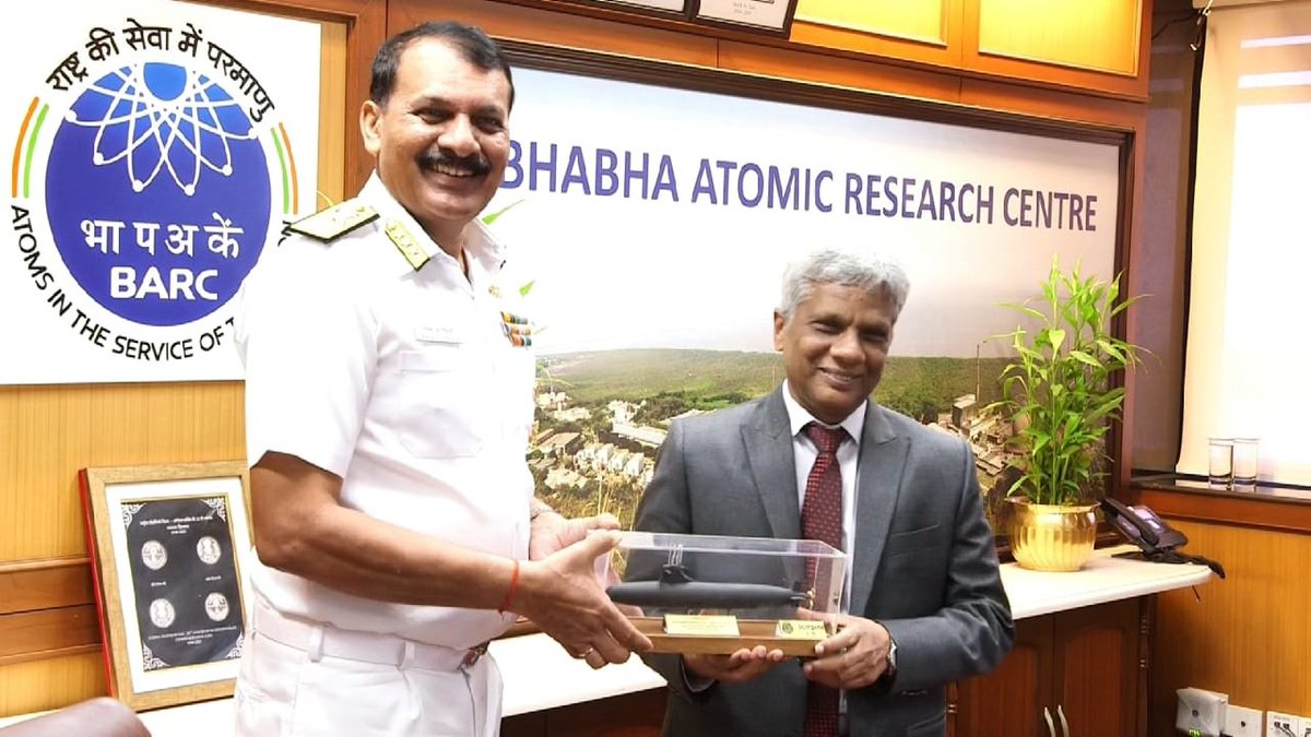 BARC & ECIL to Co-Develop PWR Control-Systems for IN's 6 SSNs. 
MoU was signed b/w the IN, BARC & ECIL on July 10, for this. The MoU aims to facilitate development & production of 11 types of controlsystems & their multifunctional display/control consoles for  nuke attack subs