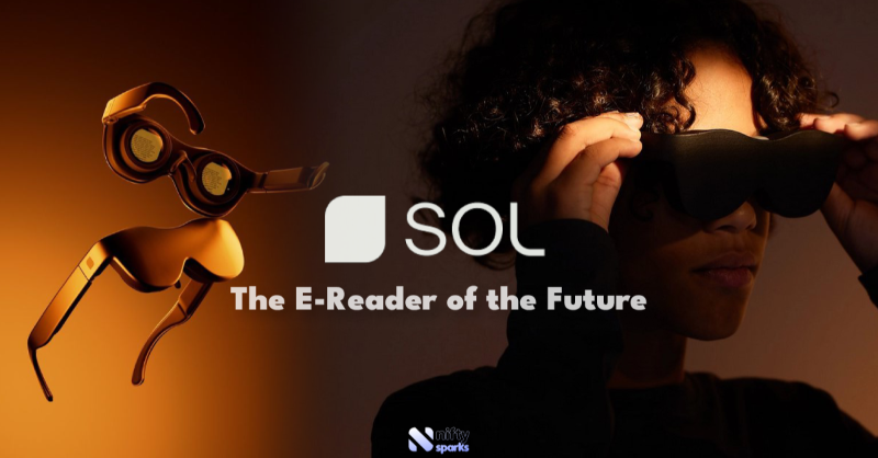 NiftySparks_'s tweet photo. 🌐 Step into the future of reading! 📚🪱
@SolReader introduces the world's first wearable E-Reader👇
#sol #solreader #virtualreality
