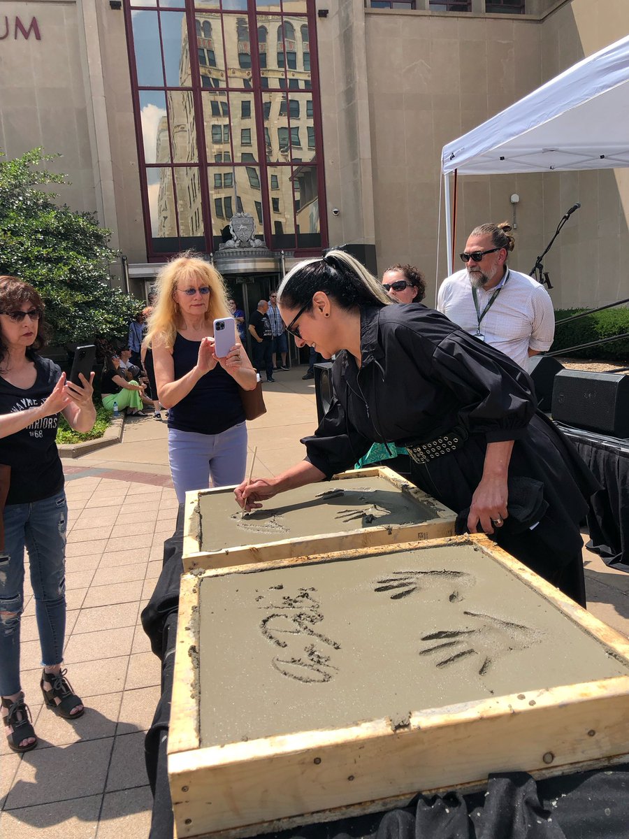 wdet's tweet photo. Congrats to @anndelisimusic and Don Was for being inducted into the @DHSDetroit’s “Legends Plaza” on Saturday during #concertofcolors! https://t.co/PUyPazP5nv