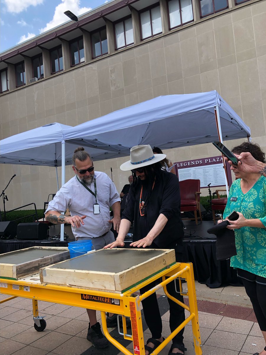wdet's tweet photo. Congrats to @anndelisimusic and Don Was for being inducted into the @DHSDetroit’s “Legends Plaza” on Saturday during #concertofcolors! https://t.co/PUyPazP5nv