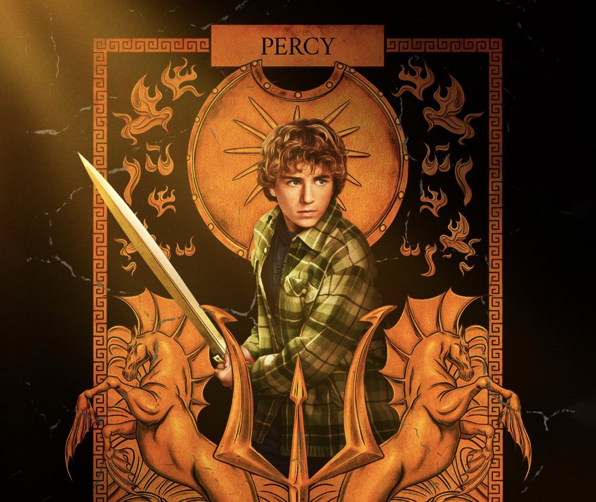 updatespercy's tweet photo. Still thinking about the trio posters we got yesterday from #PercyJackson &amp; The Olympians. https://t.co/dPnxATBN7R