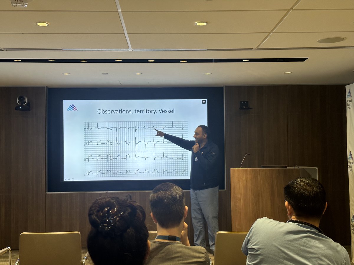 Just wrapped up another week at our fellow’s boot camp, packed with insightful conferences.

<a href="/alaahoda2001/">Alaa Omar, MD, MSc, PhD, FACC, FSCAI</a> started the week with a case-based lecture on identifying EKG manifestations of myocardial ischemia.