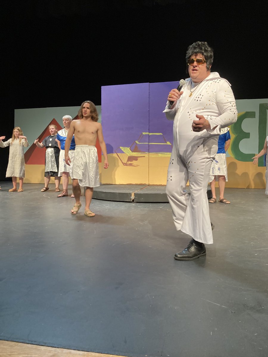 ⁦<a href="/nacholeber/">Ben Leber</a>⁩ ⁦<a href="/elizabethries/">Elizabeth Ries</a>⁩ Not only can Mike Patterson grill an amazing pork dish, he can also rock the house as the Pharoah in Kenyon Wanamingo Community Theatre’s production of Joseph. Thought you’d like to see Mike’s other side.