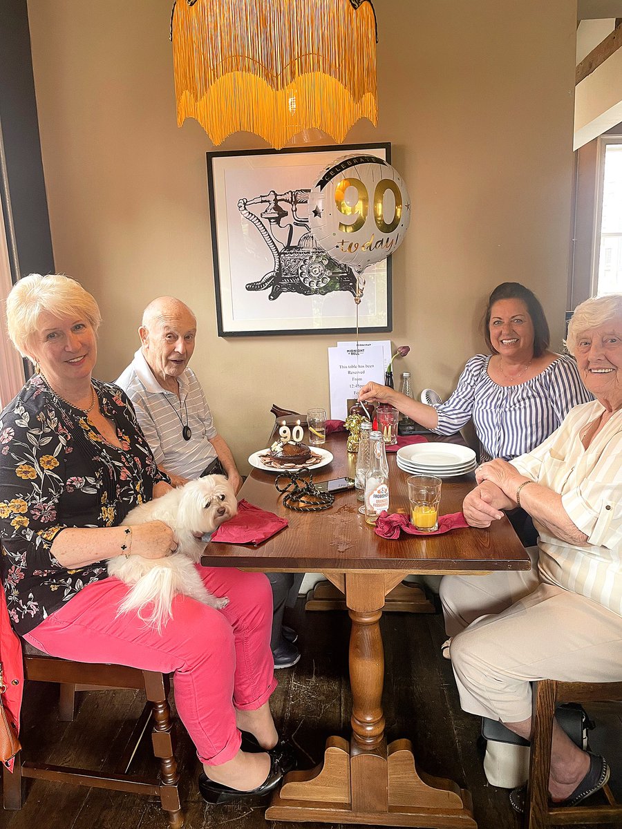 Happy birthday Colin! 🎂 

Colin is enjoying his 90th birthday with us today! 🥳 

We hope you enjoyed your roast! 

#midnightbell #midnightbellleeds #sundayroast #birthday