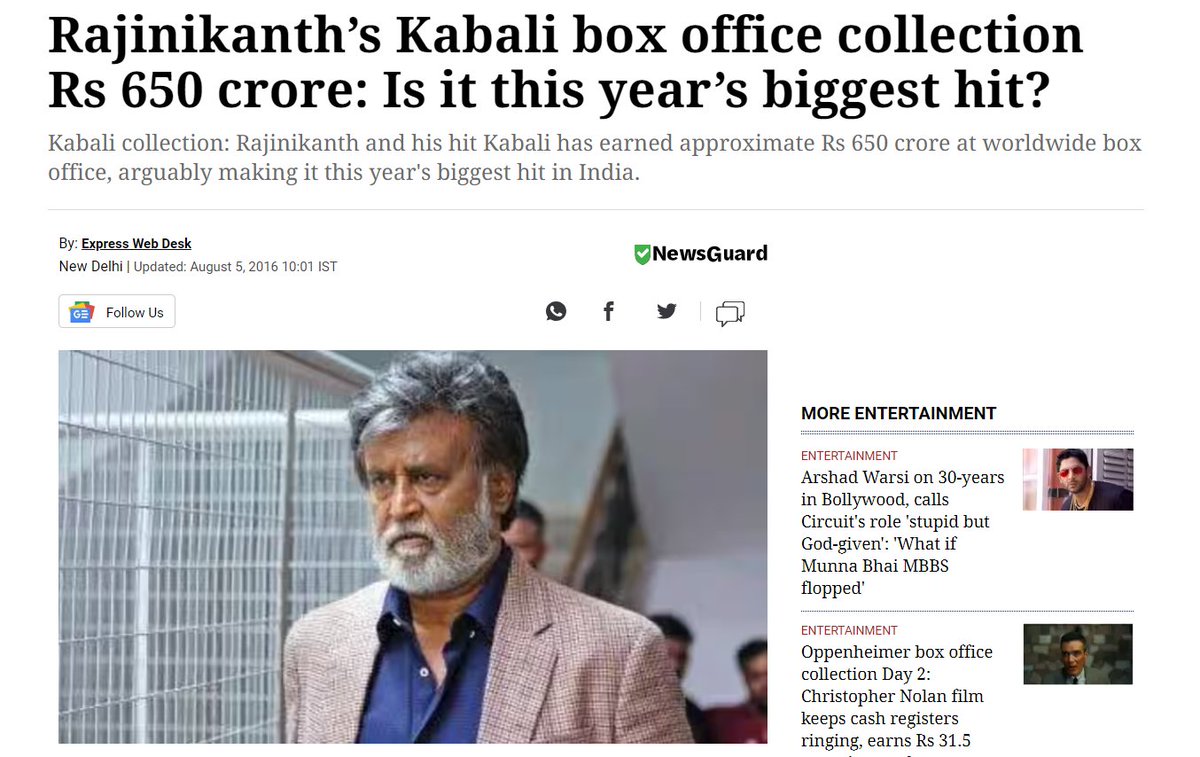 ssrkarr's tweet photo. Kabali lifetime collection is 650 crore.
#SuperstarRajinikanth | #Kabali | #7YearsOfIndustryHitKabali | #7YearsOfKabali | #Thalaivar | #Rajinikanth𓃵 https://t.co/FQDwRFHvhl