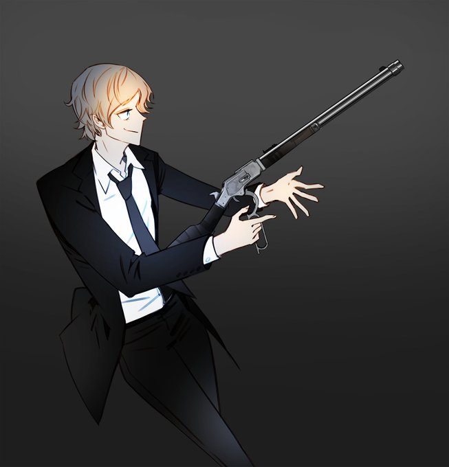 「blonde hair revolver」 illustration images(Latest)