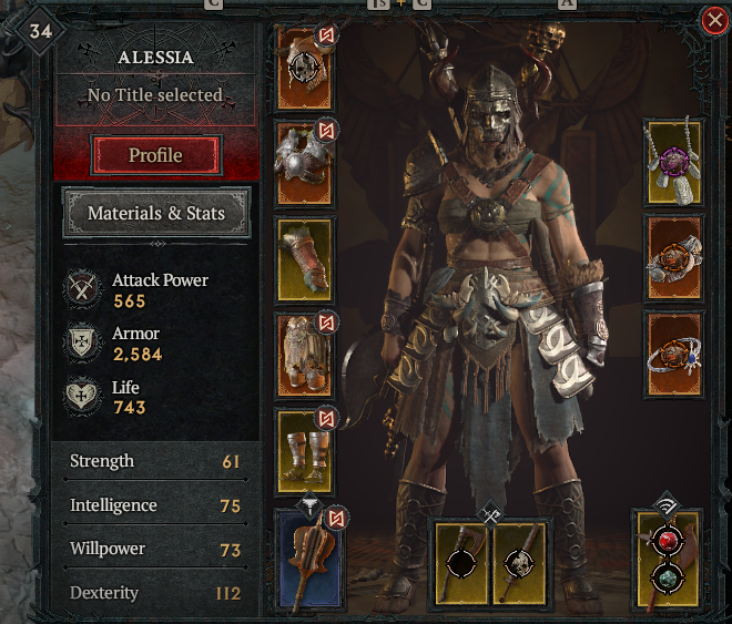 xLucky_Jx's tweet photo. Started Season 1 of Diablo last night running HC. made it to 34 , had a ton of run and a ton of laughs #pushto100 #diablo4HC https://t.co/SGo3Q02Ipj