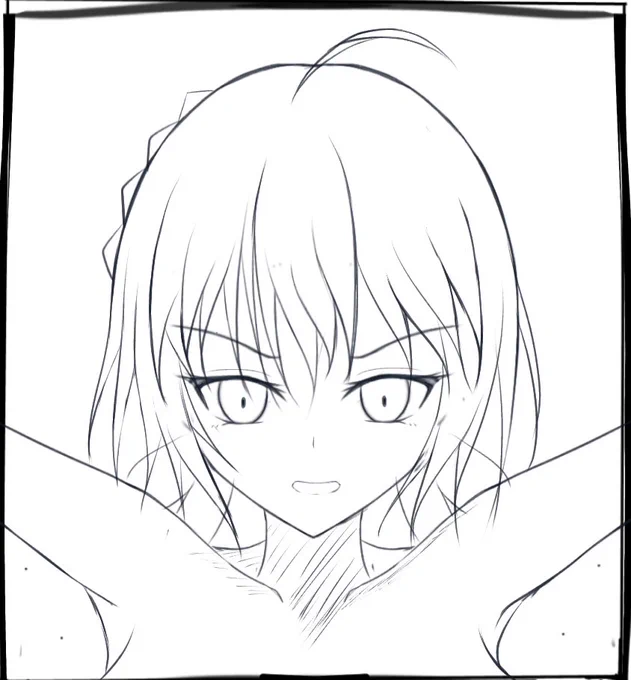 セイバー ラフ

なんかちょっと可愛さがあんまりないな
今から責められるにしてはちょっとキリッとしすぎてる気がする 
