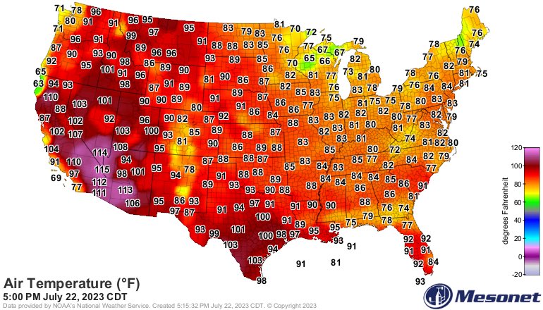MetroGram's tweet photo. quite the map!
Some people in southern places
f e e l they can't live in #theNorth bc of winters.
BUT it's 2023 now.
And - with the👏 right👏 outerwear👏 - #MNwinter won't kill you.
At your opposite extreme... 🥵 AZ and #TXweather? 🥵That. Could. Kill you. 🫥 https://t.co/mmXSsIX9yF